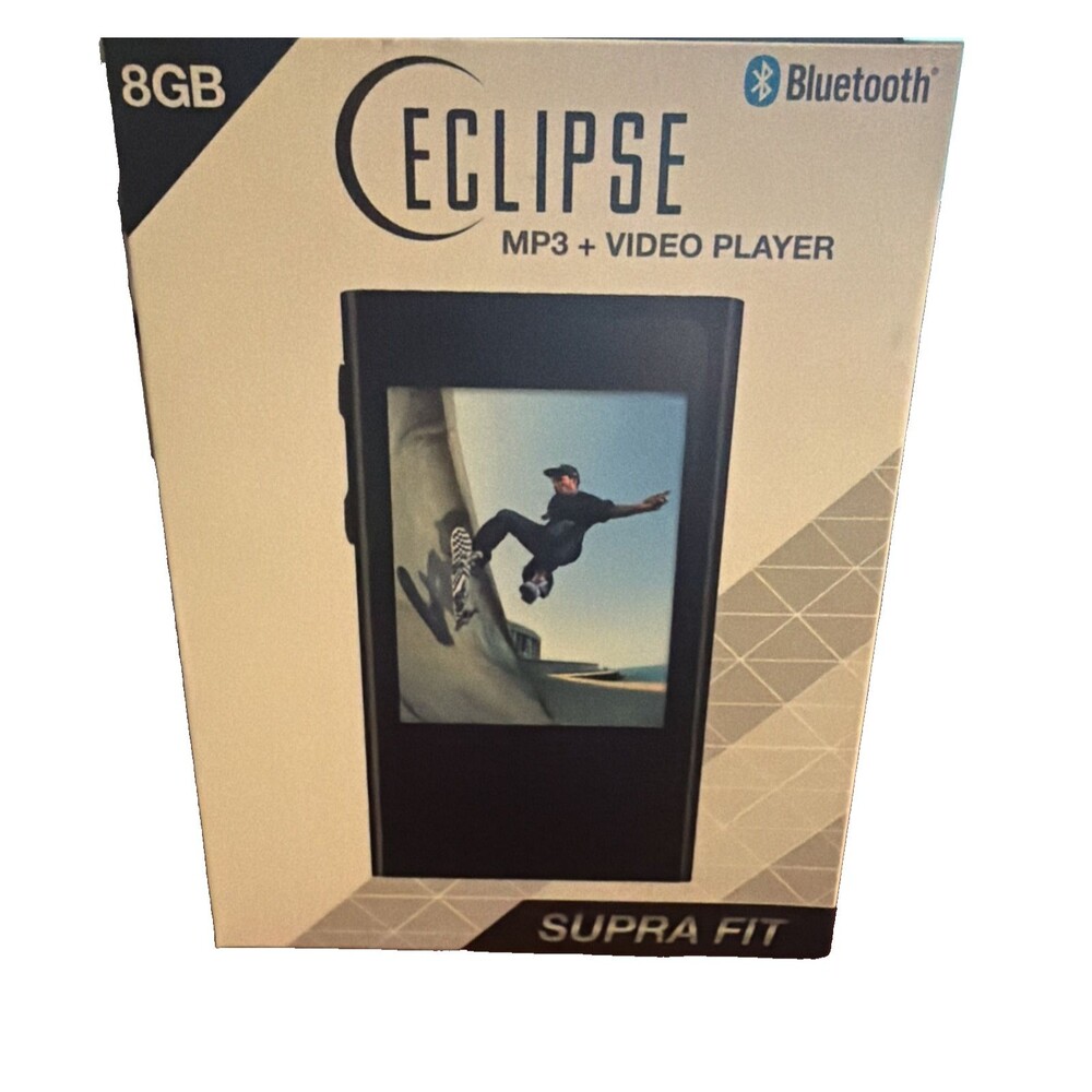 ECLIPSE Portable Media Player 8GB Micro SD MP3 Camera Camcorder Supra FIT Black